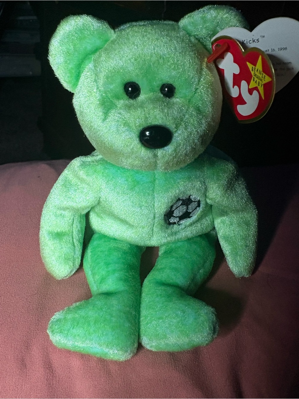 Rare Vintage Beanie baby w halogram on tush tag.